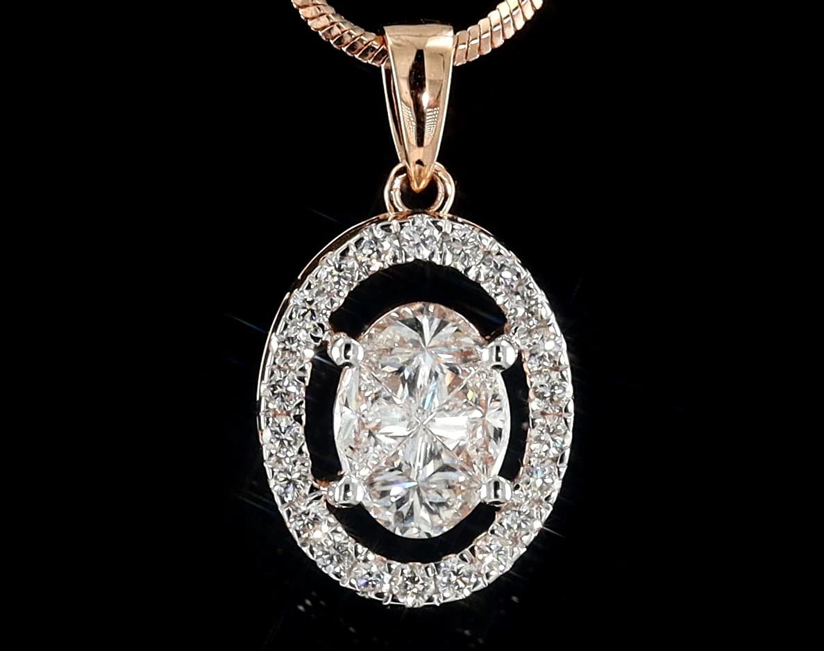 Oval Piecut Pendant